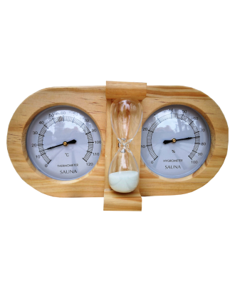 Igrometro sauna 3in1 - Termometro - clessidra