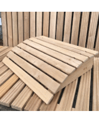 Poggiatesta in legno 35x34x11 cm