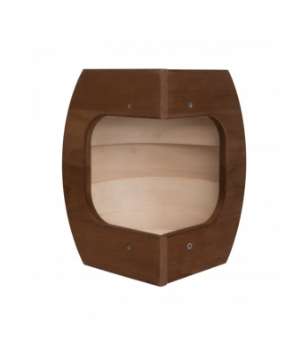 Custodia per illuminazione "Sydney Angle", legno termico ILLUMINAZIONE SAUNA E HAMMAM