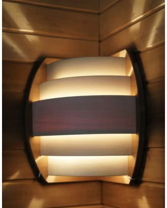 Custodia per illuminazione "Sydney Angle", legno termico ILLUMINAZIONE SAUNA E HAMMAM