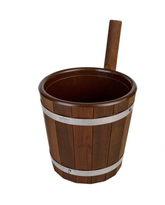 Vasca Termica 5 L in legno termico e plastica. inserto ACCESSORI PER LA SAUNA