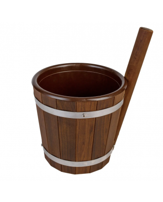 Vasca Termica 5 L in legno termico e plastica. inserto ACCESSORI PER LA SAUNA