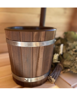 Vasca Termica 5 L in legno termico e plastica. inserto ACCESSORI PER LA SAUNA