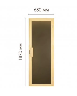 Porta per sauna DS - Tesli DUO L 1900x700 PORTE SAUNA