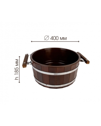 Vaporiera termica da 15 L con inserto in plastica e coperchio ACCESSORI PER LA SAUNA