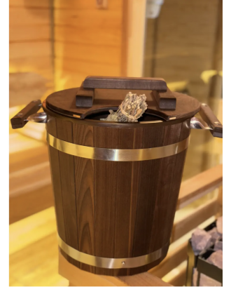 Vaporiera termica da 20 L con inserto in plastica e coperchio ACCESSORI PER LA SAUNA