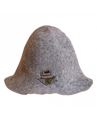 Cappello da sauna - Frusta e secchio, 100% lana ACCESSORI PER LA SAUNA