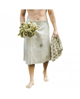 Grembiule da sauna per uomo - 75x145 cm ACCESSORI PER LA SAUNA