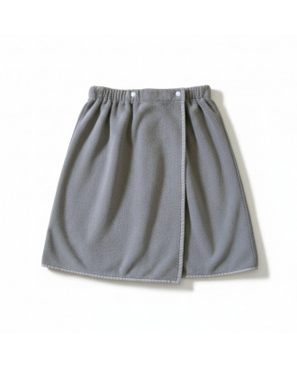 Grembiule da sauna per uomo grigio 67 x 140 cm ACCESSORI PER LA SAUNA