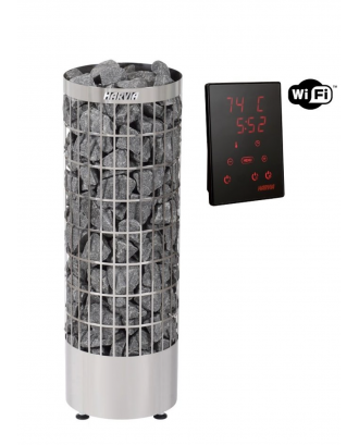 Riscaldatore elettrico per sauna Harvia Cilindro PC70XW, 6,8 kW, con unità di controllo Xenio e WiFi RISCALDATORI ELETTRICI PER SAUNA