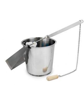 Secchio doccia in acciaio inox Doccia fredda SAUFLEX Secchio per doccia
