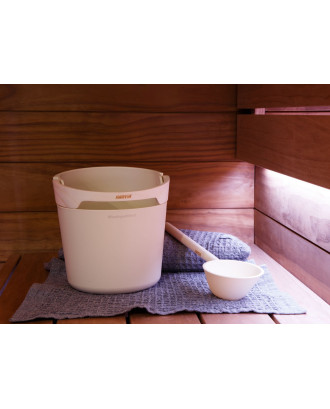 Accessori per sauna - Secchio e mestolo Harvia Helmi, avorio ACCESSORI PER LA SAUNA
