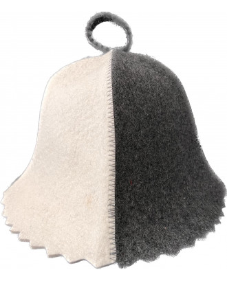 Cappello da sauna - Grigio, bianco