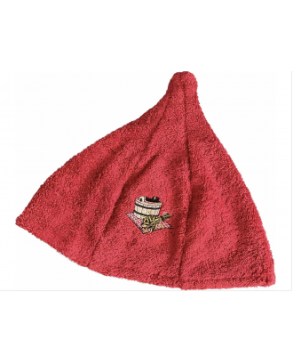 Cappello da Sauna, Cotone Rosso