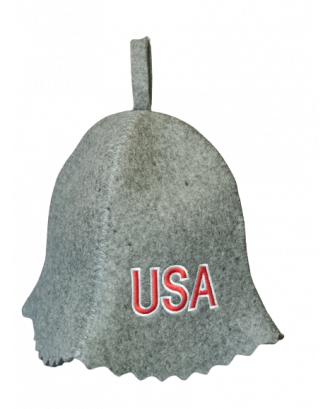 Cappello da sauna - USA, 100% lana