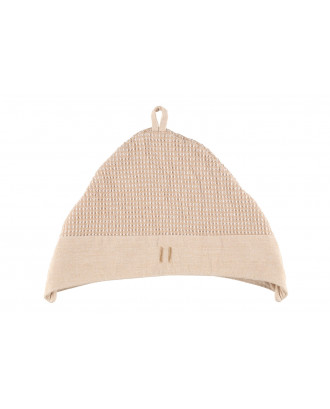 Cappello da sauna Rento Kenno beige/bianco