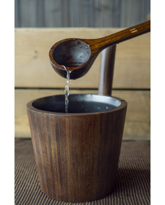 Mestolo in bambù RENTO Bamboo Dark, 43 cm ACCESSORI PER LA SAUNA