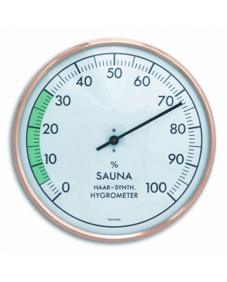 Igrometro analogico per sauna con anello in metallo Dostmann TFA 40.1012 ACCESSORI PER LA SAUNA