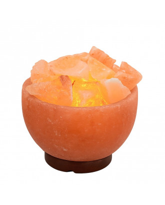 Lampada di sale dell'Himalaya SAUFLEX, ciotola di fuoco, 3-4 kg ACCESSORI PER LA SAUNA