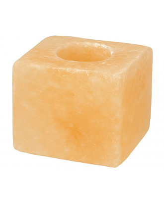 Portacandele in sale dell'Himalaya SAUFLEX, quadrato, 1-1,5 kg ILLUMINAZIONE SAUNA E HAMMAM