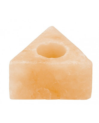 Portacandele in sale dell'Himalaya SAUFLEX, triangolo, 1-1,5 kg ILLUMINAZIONE SAUNA E HAMMAM