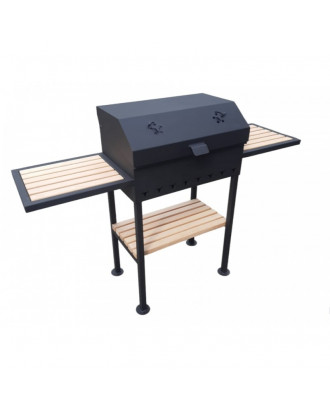 Barbecue con coperchio e 3 ripiani Zubr