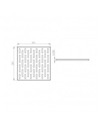 Griglia in acciaio inox per grill Classic 600 GRIGLIE, BARBECUE, AFFUMICATORI