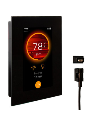 Kit di espansione per pannello di controllo intelligente Wi-Fi Harvia Fenix - Harvia Fenix FX002XW Wi-Fi con touchscreen e sensore porta QUADRI DI COMANDO DELLA SAUNA