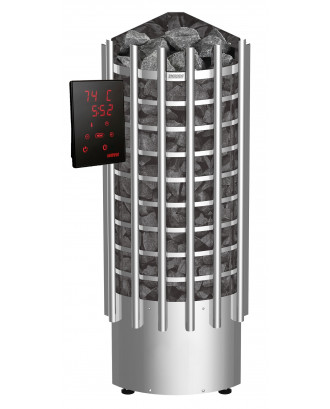 Stufa elettrica per sauna Harvia Glow Corner TRC70XE 6,8kW, con unità di controllo RISCALDATORI ELETTRICI PER SAUNA