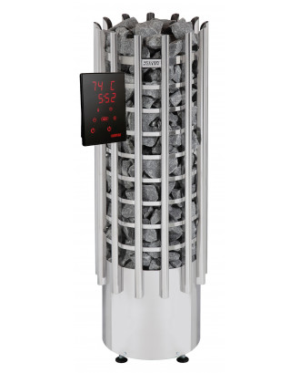 Stufa elettrica per sauna Harvia Glow TRT90XE 9kW, con unità di controllo RISCALDATORI ELETTRICI PER SAUNA