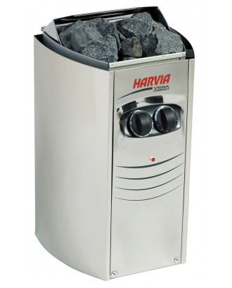 Stufa elettrica per sauna Harvia Vega Compact BC23, 2,3kW, acciaio, unità di controllo integrata
