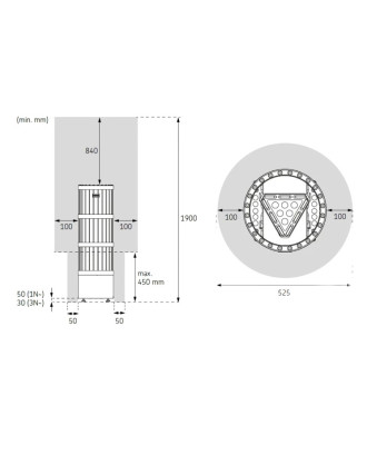 Riscaldatore elettrico per sauna Harvia Legend PO110FC, 10,8 kW, nero, con unità di controllo Wi-Fi RISCALDATORI ELETTRICI PER SAUNA