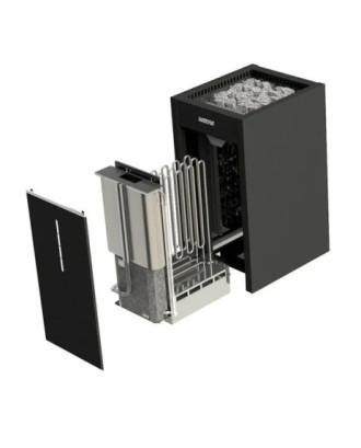 Riscaldatore elettrico per sauna Harvia Virta Combi HL90SA, 9,0 kW, nero, senza unità di controllo RISCALDATORI ELETTRICI PER SAUNA