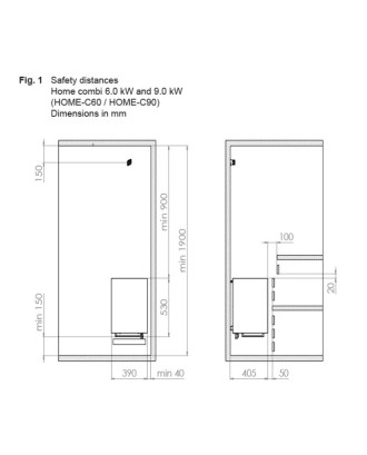 Riscaldatore elettrico per sauna Harvia Virta Wall Combi, 6,0 kW, nero, senza unità di controllo RISCALDATORI ELETTRICI PER SAUNA