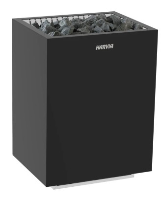 Riscaldatore elettrico per sauna Harvia Virta Wall, 9,0 kW, nero, senza unità di controllo RISCALDATORI ELETTRICI PER SAUNA