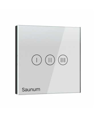 Unità di controllo per il dispositivo di climatizzazione interna Saunum Base, bianco