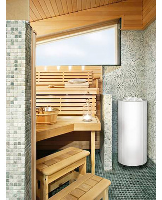 Stufa elettrica per sauna - TULIKIVI SUMU E SS545W, 9,0kW, BIANCO, CON CONTROLLO