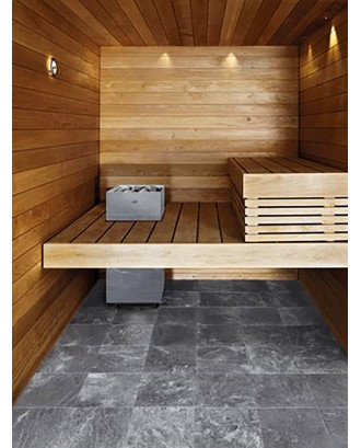 Stufa elettrica per sauna - TULIKIVI TUISKU D GROOVED SS630VS2-SS038D, 10,5kW, SENZA CENTRALINA RISCALDATORI ELETTRICI PER SAUNA