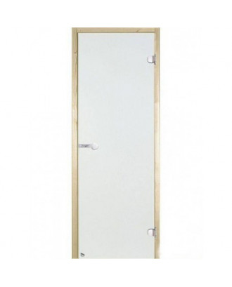 Porta sauna HARVIA 80x210 cm satinato, 8 mm, 2 anelli, ontano, rullo