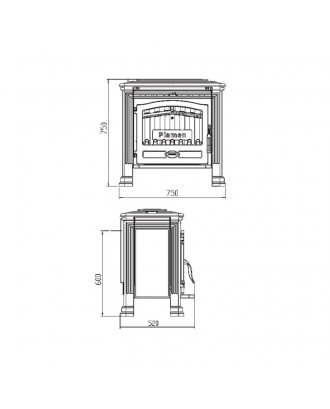 Stufa in ghisa Tena 8 kW STUFE RISCALDAMENTO