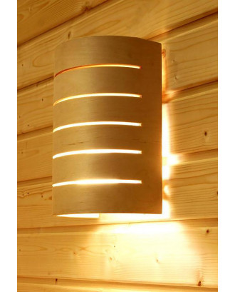 RAITA Lampada per sauna Thermo Betulla, E27/40W, RLK ILLUMINAZIONE SAUNA E HAMMAM