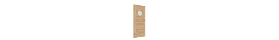 Porte sauna in legno