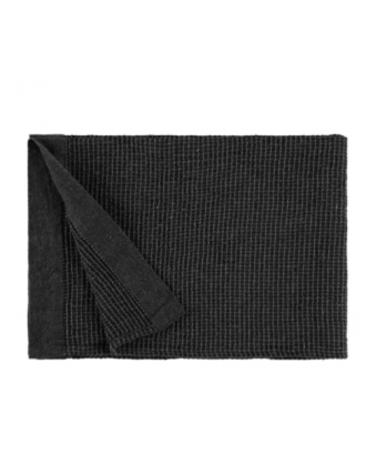 Rento Kenno Asciugamano nero/grigio 50x70 cm ACCESSORI PER LA SAUNA