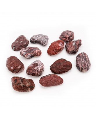 Pietre per sauna SAUFLEX - Diaspro rosso, 5-10 cm, 15 kg, arrotondate PIETRE PER LA SAUNA