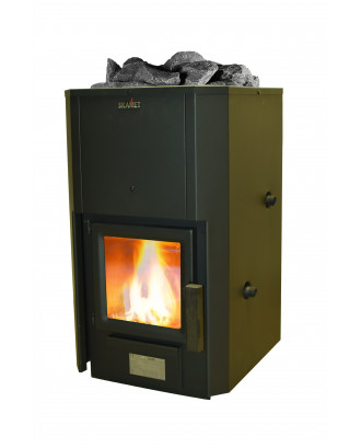 Stufa per sauna – Scaldabagno SKAMET P-120BPGL - destra STUFE A LEGNA PER SAUNA