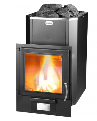 Riscaldatore per sauna Skamet – PT-220 GL, con vetro STUFE A LEGNA PER SAUNA