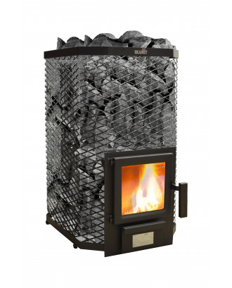 Riscaldatore per sauna – SKAMET S-116 BP Riscaldamento dell'acqua a destra STUFE A LEGNA PER SAUNA