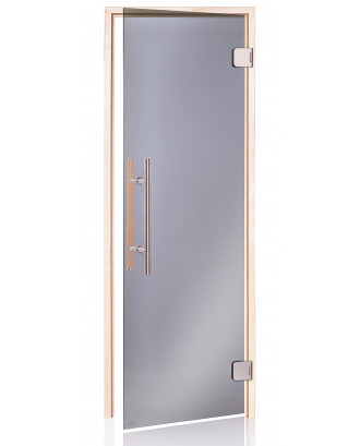 Porta sauna Ad Premium, Aspen, grigio 60x190 cm PORTE SAUNA