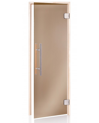 Porta sauna Ad Premium, Aspen, bronzo 80x190 cm PORTE SAUNA