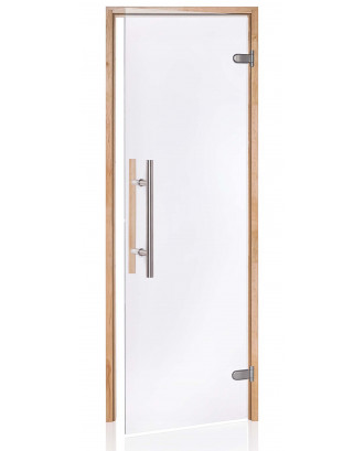 Porta Sauna Ad Premium Light, Ontano, Trasparente 70x190cm PORTE SAUNA
